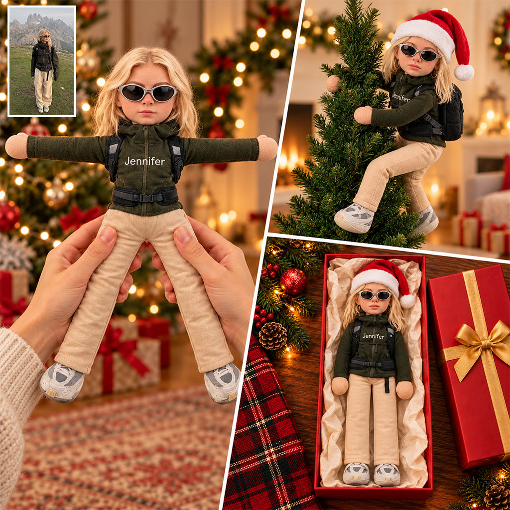 Hiking Expert - Personalized Hiking Posable Plush Doll