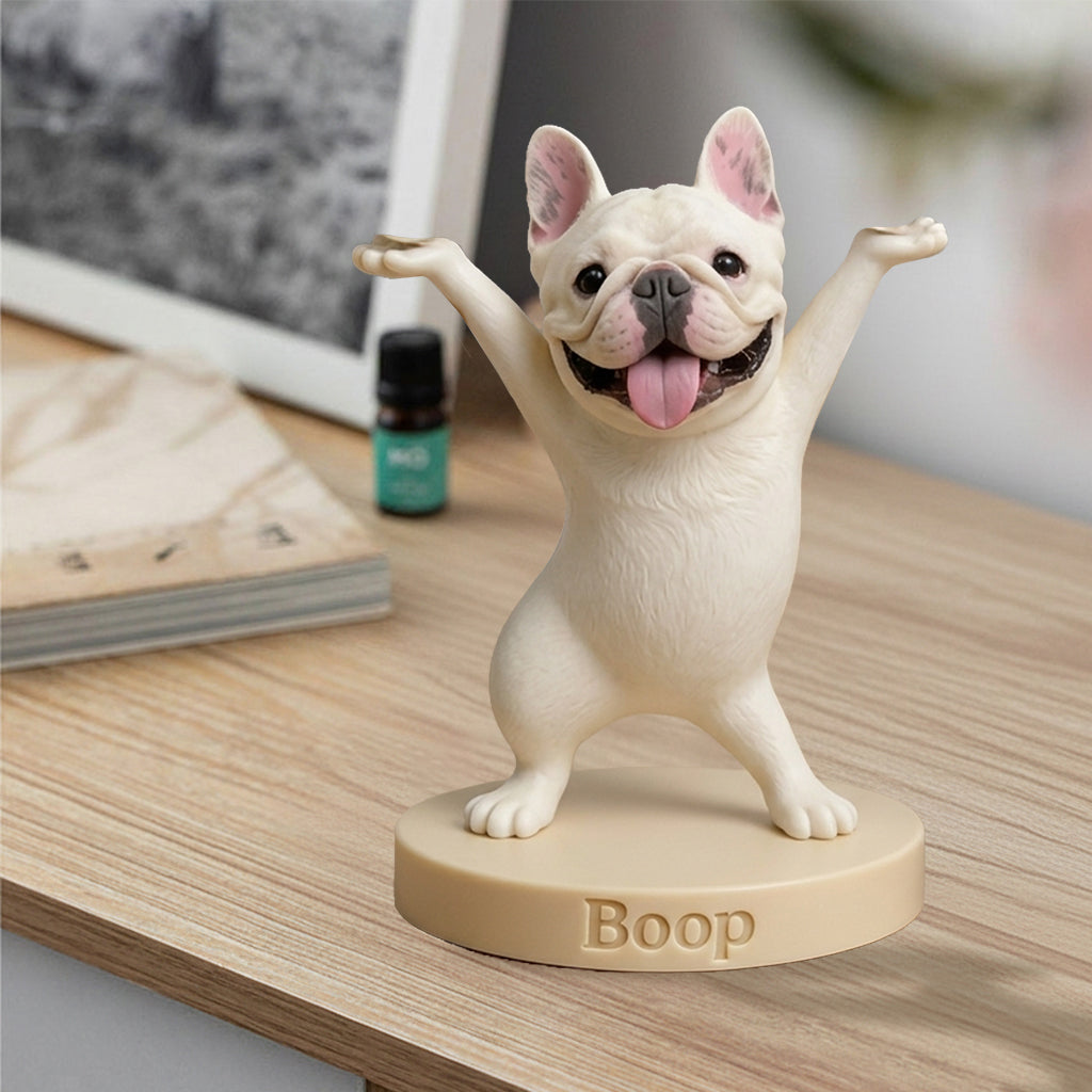 Niedlicher Stift/ Bluetooth Kopfhörer Halter Schreibtisch Zubehör für Tierbesitzer - Personalisierte Hund Premium 3D Figur