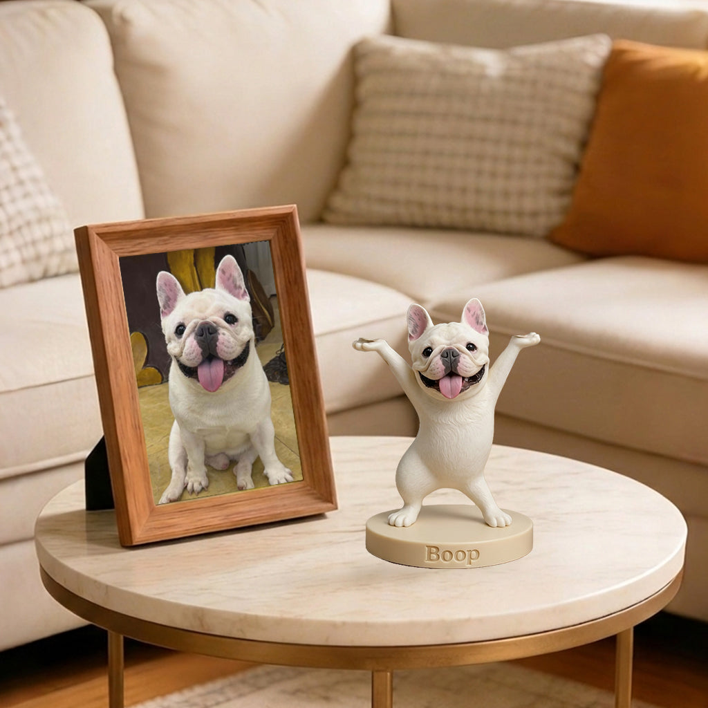 Niedlicher Stift/ Bluetooth Kopfhörer Halter Schreibtisch Zubehör für Tierbesitzer - Personalisierte Hund Premium 3D Figur