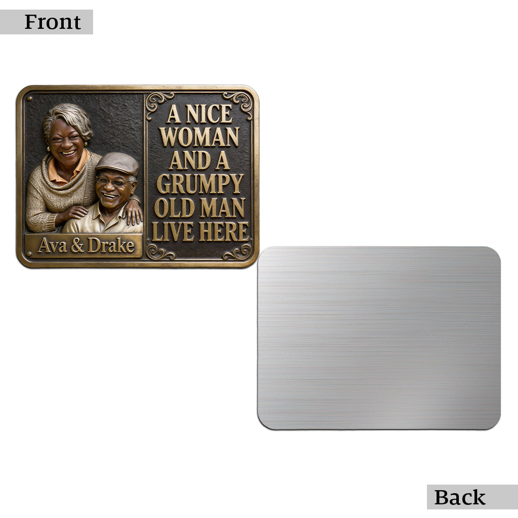 Custom From Any Photo - Personalized Couple Cut Metal Sign