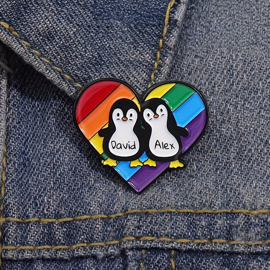 L'amour est l'amour - Épinglette personnalisée de soutien à la communauté LGBT