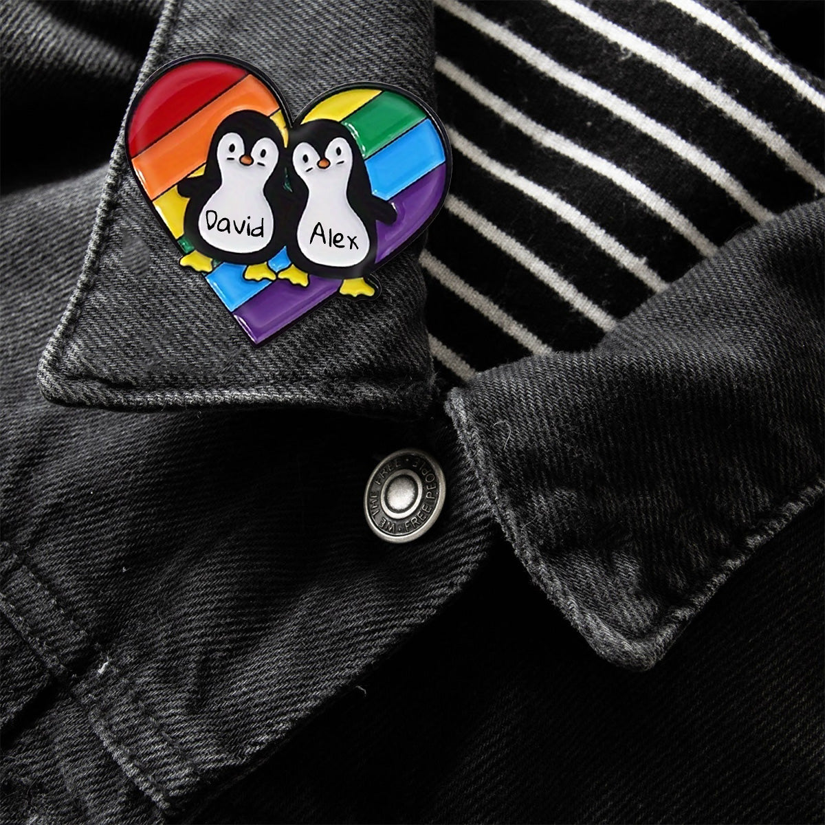 Liebe ist Liebe – Personalisierter LGBT-Unterstützungs-Pin