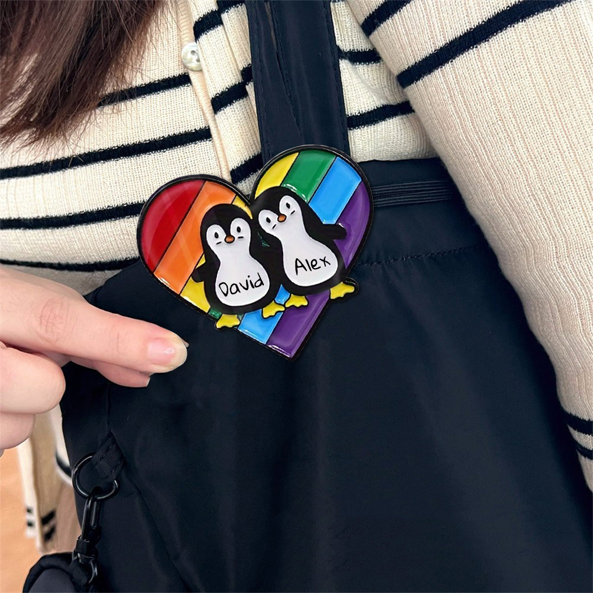 Liebe ist Liebe – Personalisierter LGBT-Unterstützungs-Pin