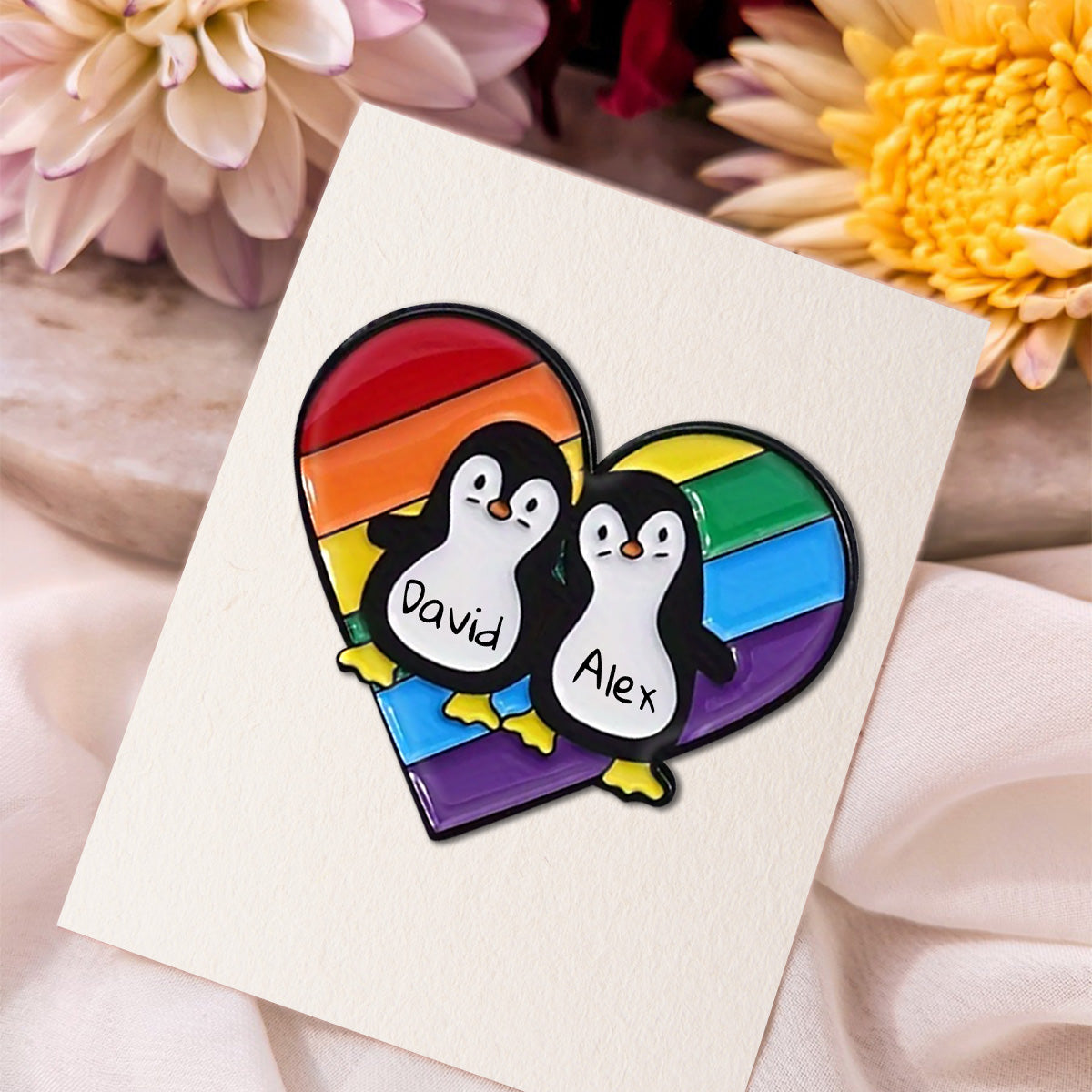 Liebe ist Liebe – Personalisierter LGBT-Unterstützungs-Pin