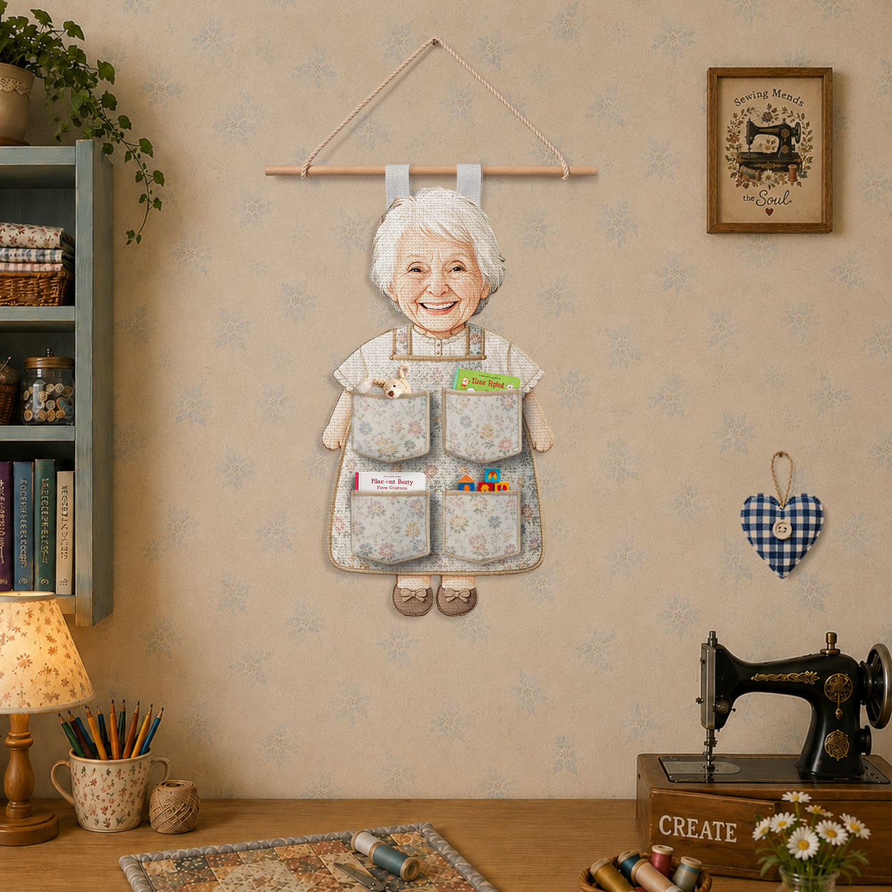 Cooking Lovers, Kitchen Decor - Personalized Cooking Hanging Organizer