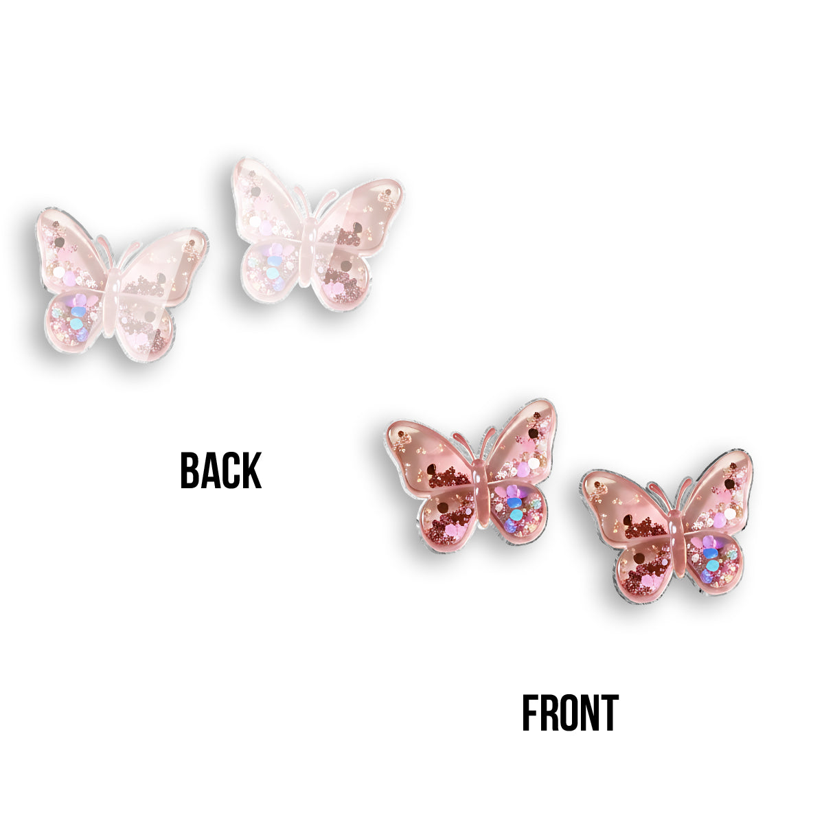 Sister Butterfly - Personalized Sister Pocket Hug Card