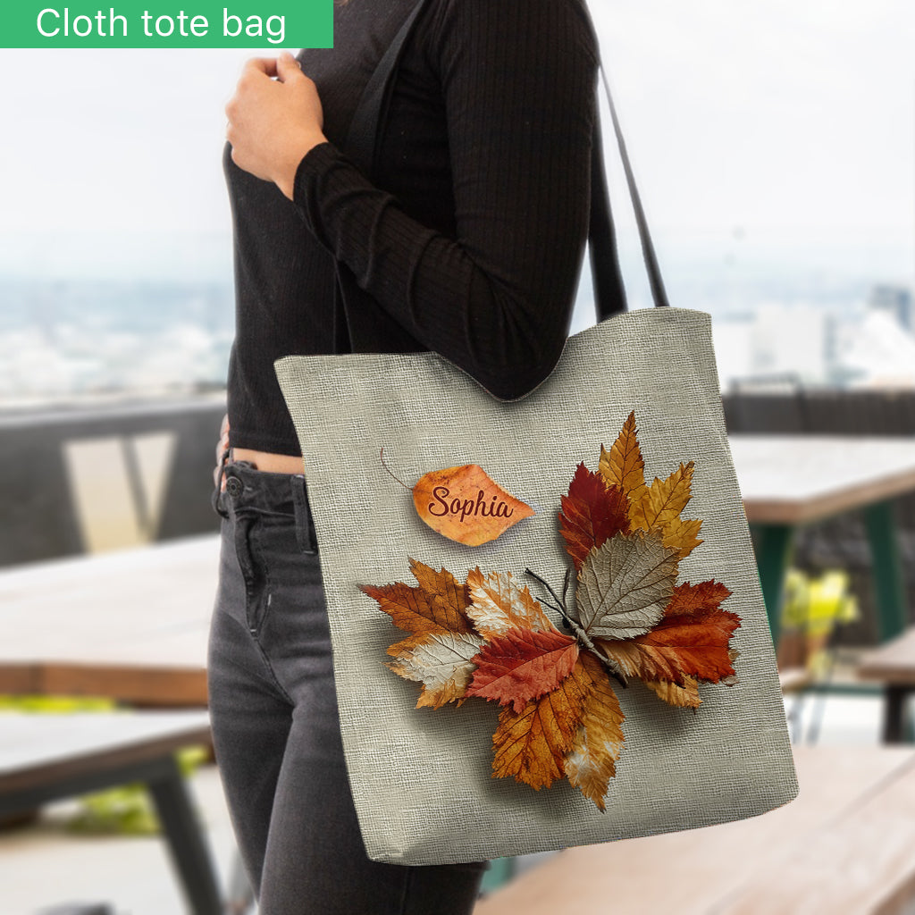 Love Butterfly - Personalized Butterfly Tote Bag