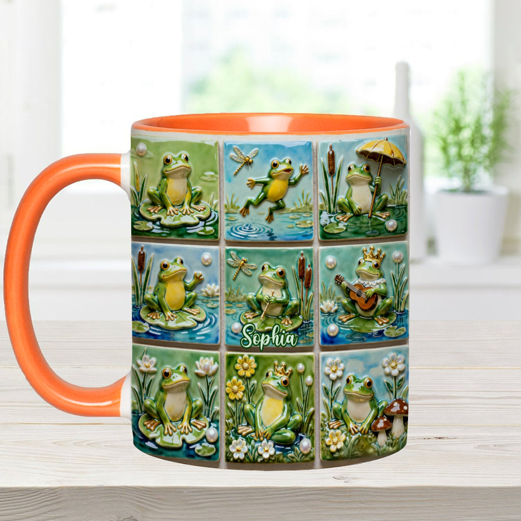 Love Frog - Personalized Frog Accent Mug
