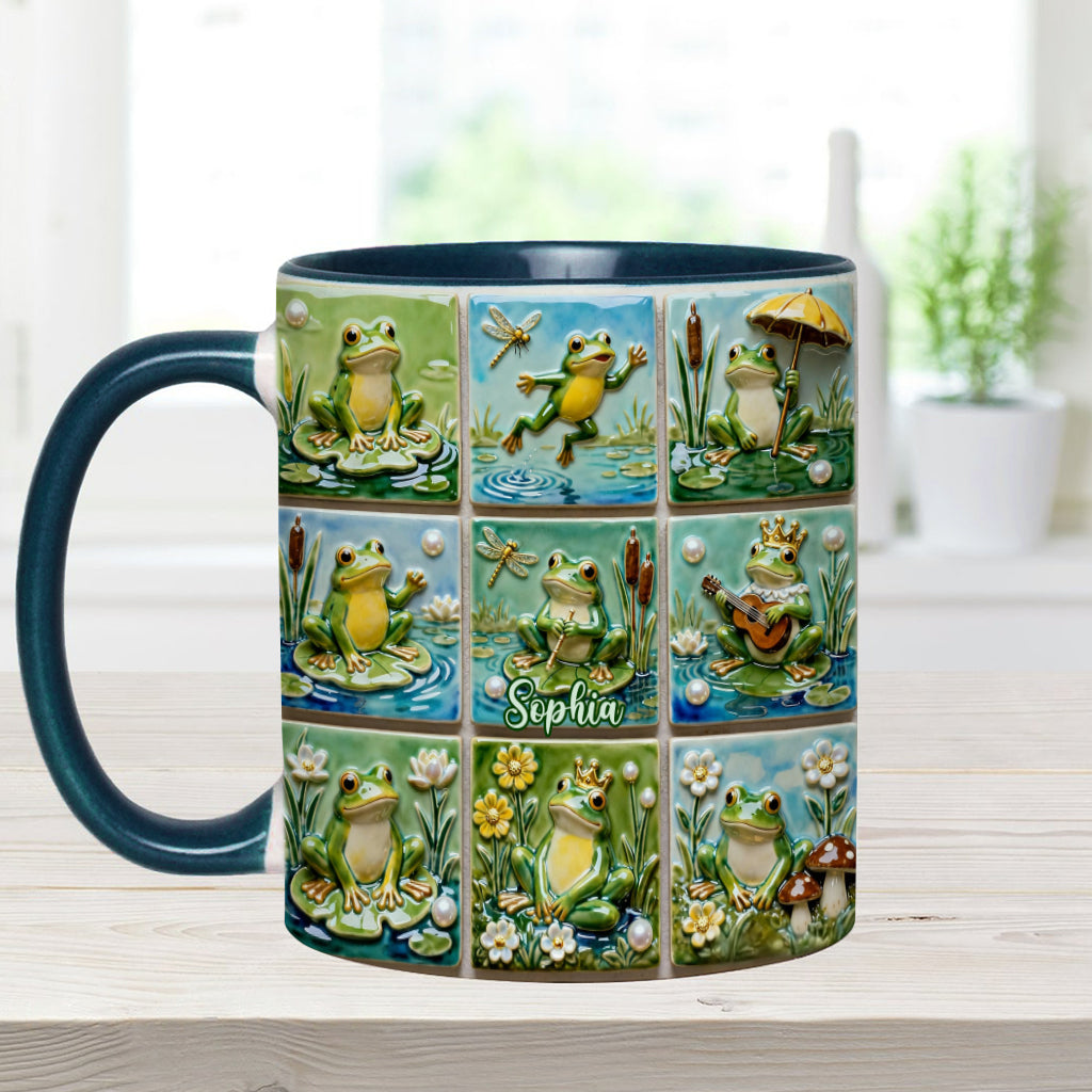 Love Frog - Personalized Frog Accent Mug