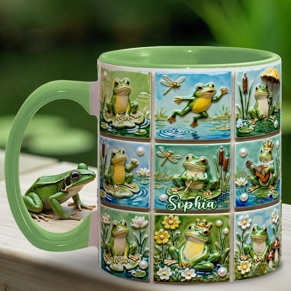 Love Frog - Personalized Frog Accent Mug