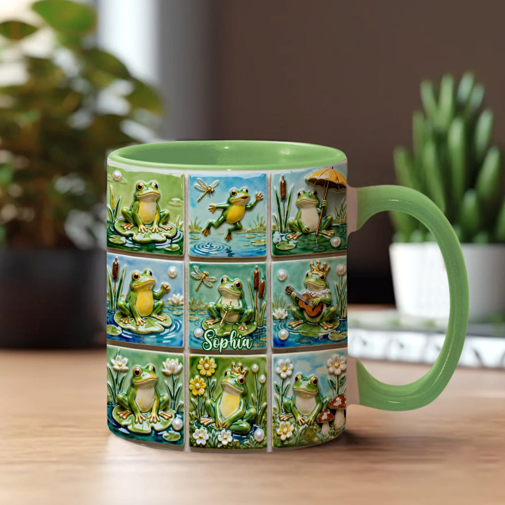 Love Frog - Personalized Frog Accent Mug
