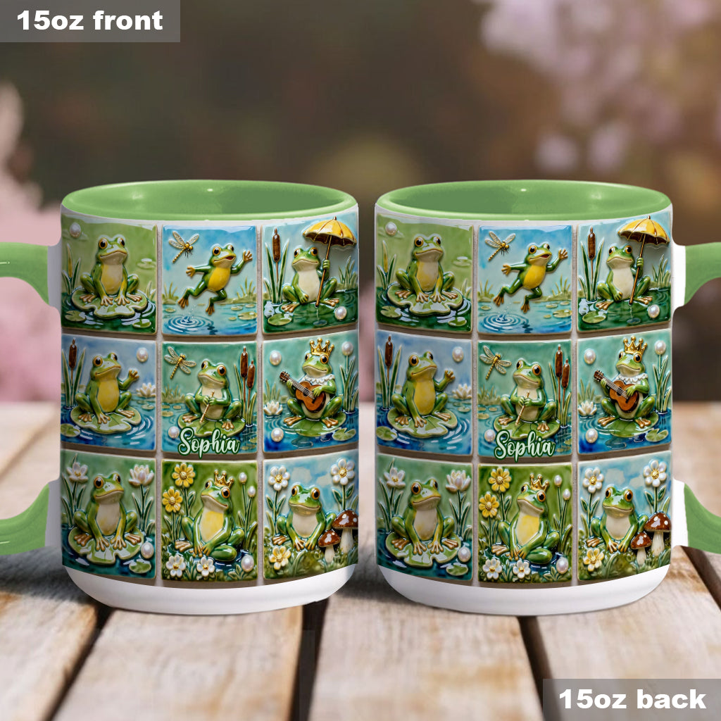 Love Frog - Personalized Frog Accent Mug