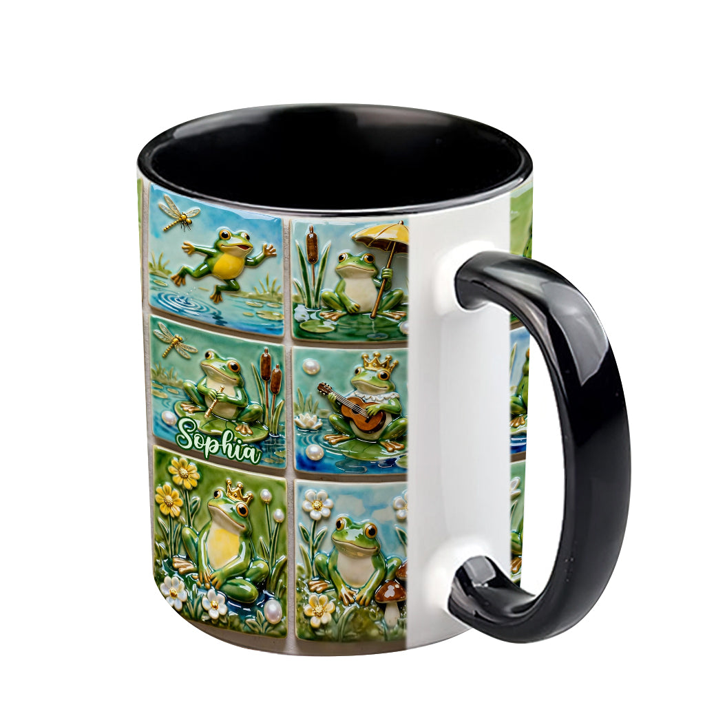 Love Frog - Personalized Frog Accent Mug
