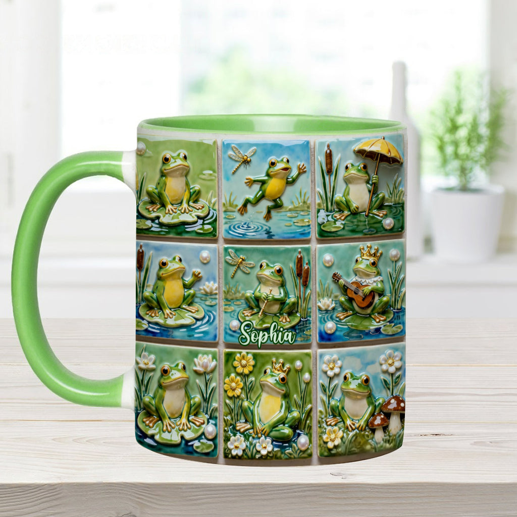 Love Frog - Personalized Frog Accent Mug