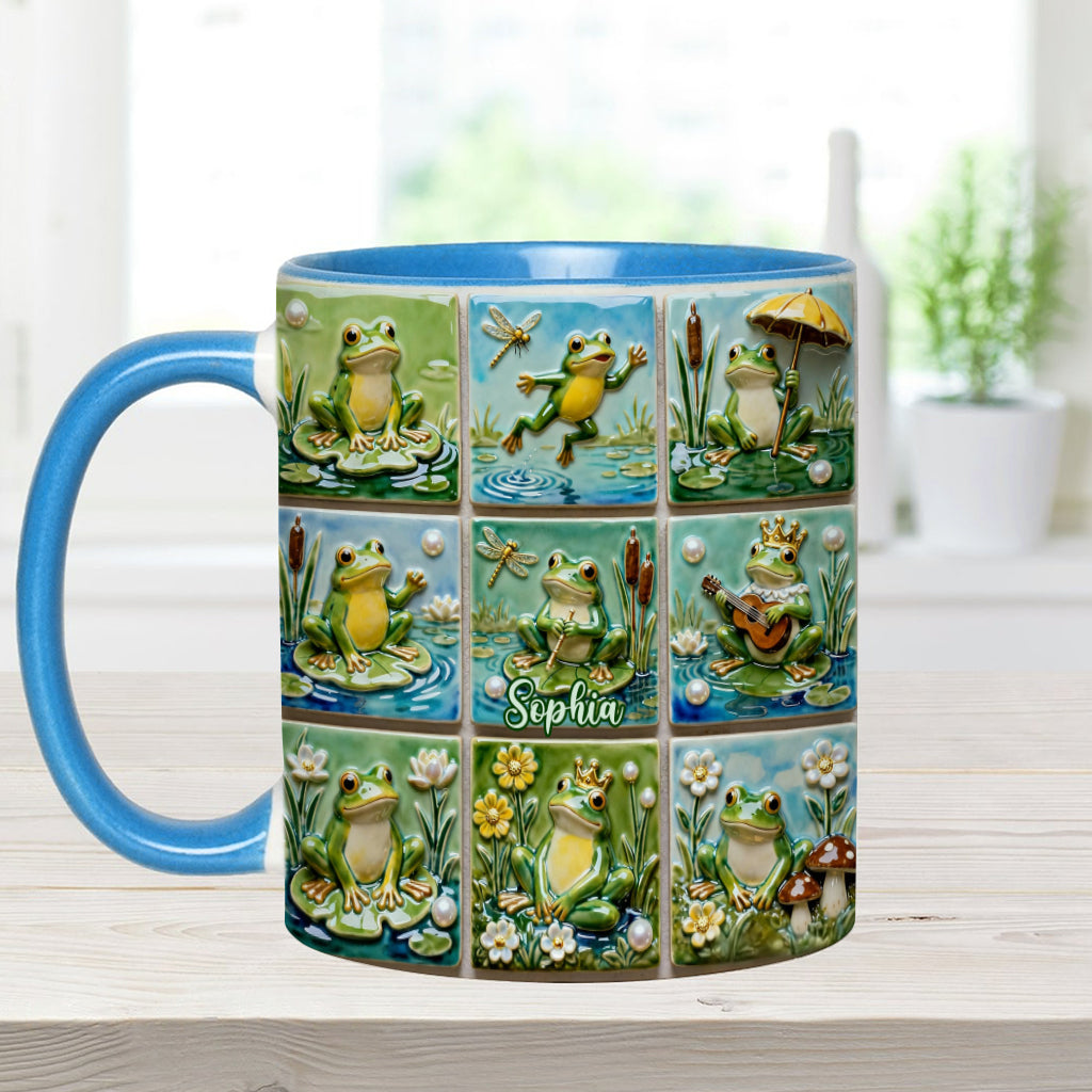 Love Frog - Personalized Frog Accent Mug