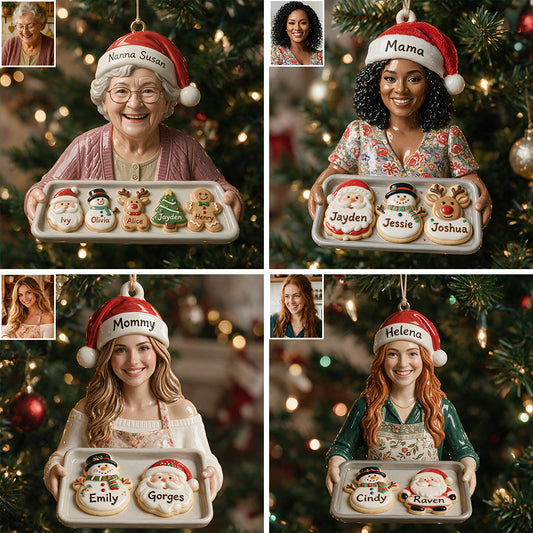 Cookie Tray - Personalized Baking Premium 3D Ornament