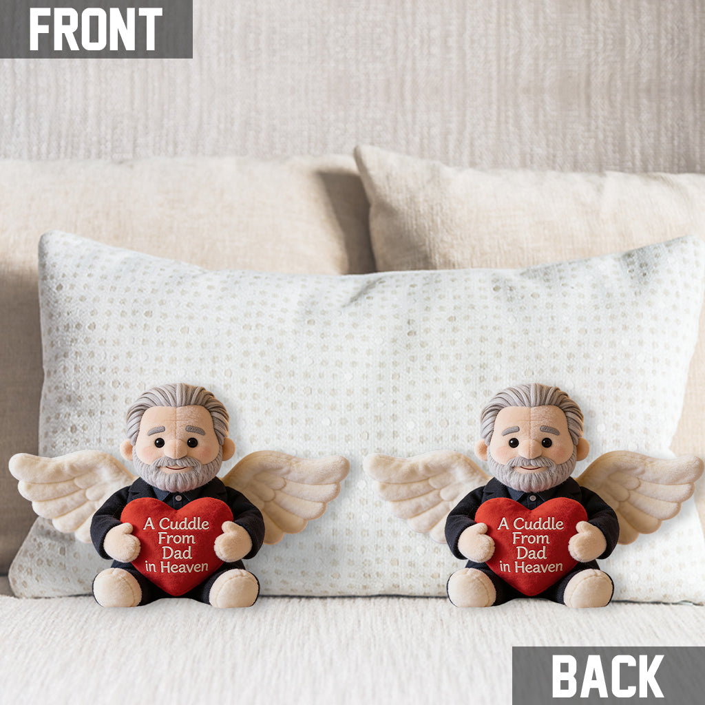 Memorial Gift For Lost Of Loved Ones - Personalized Memorial Shaped Pillow