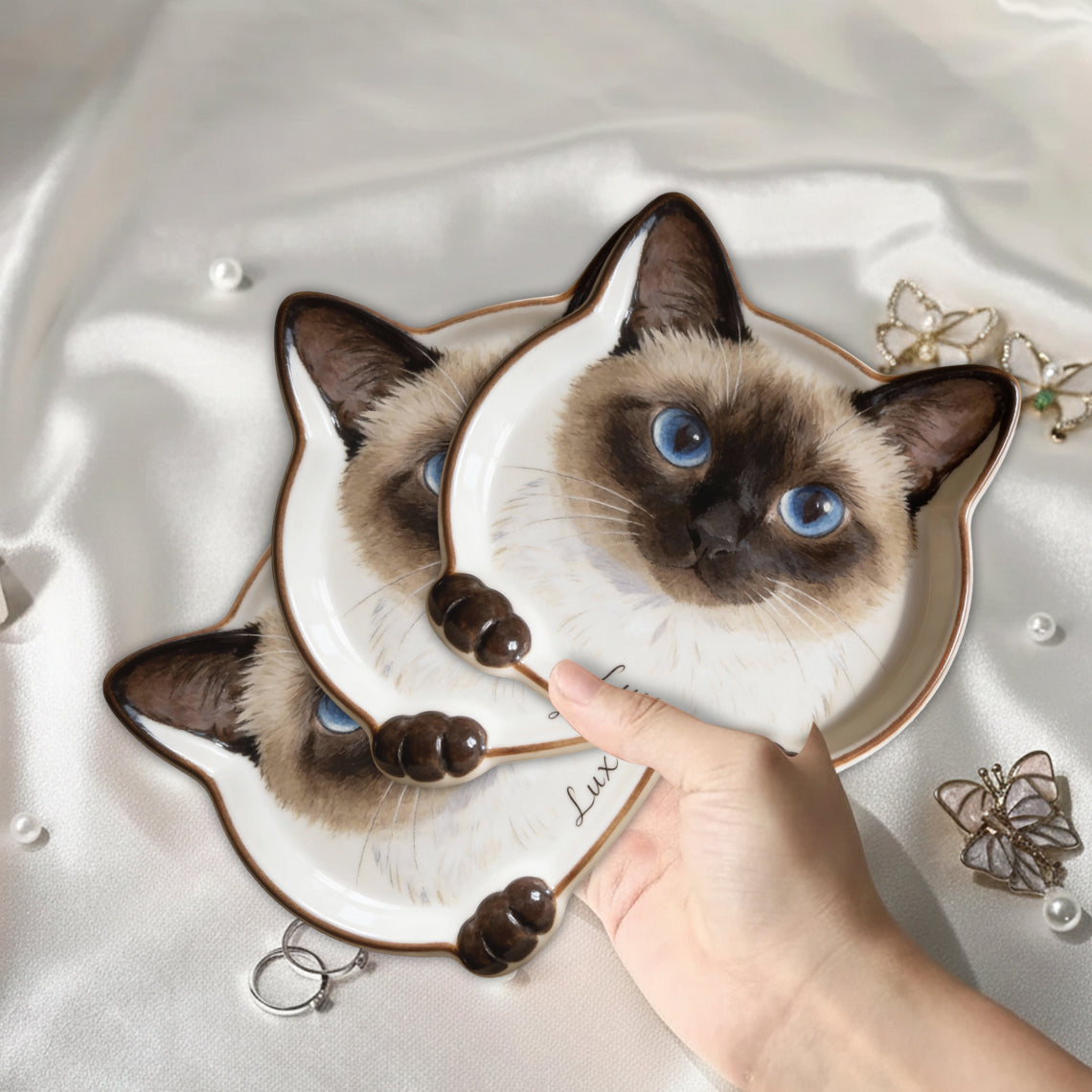 Individuelles Foto – Personalisierte Katzenablage