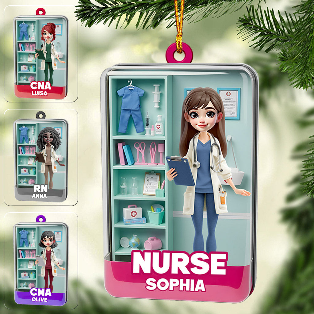 Love Nurse Life - Personalized Nurse Ornament