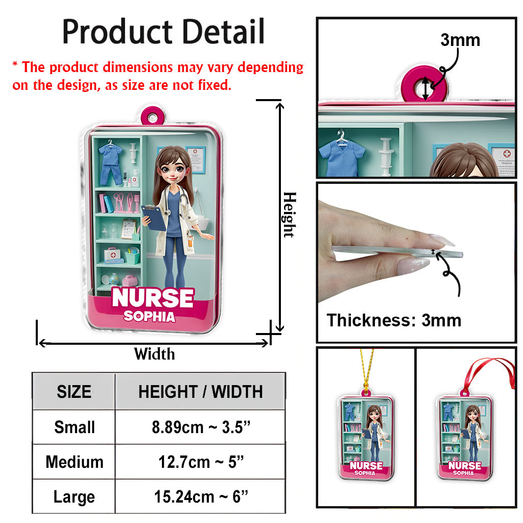 Love Nurse Life - Personalized Nurse Ornament