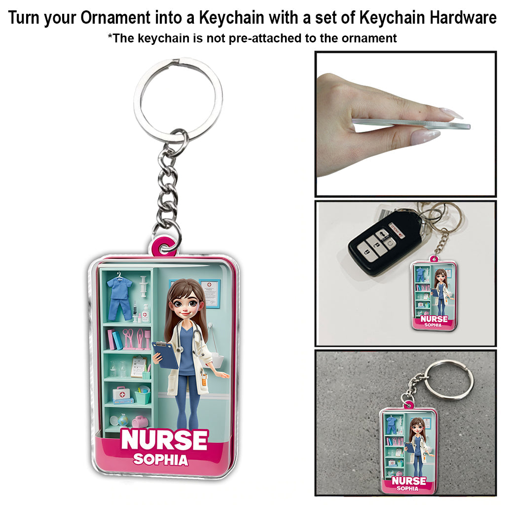 Love Nurse Life - Personalized Nurse Ornament