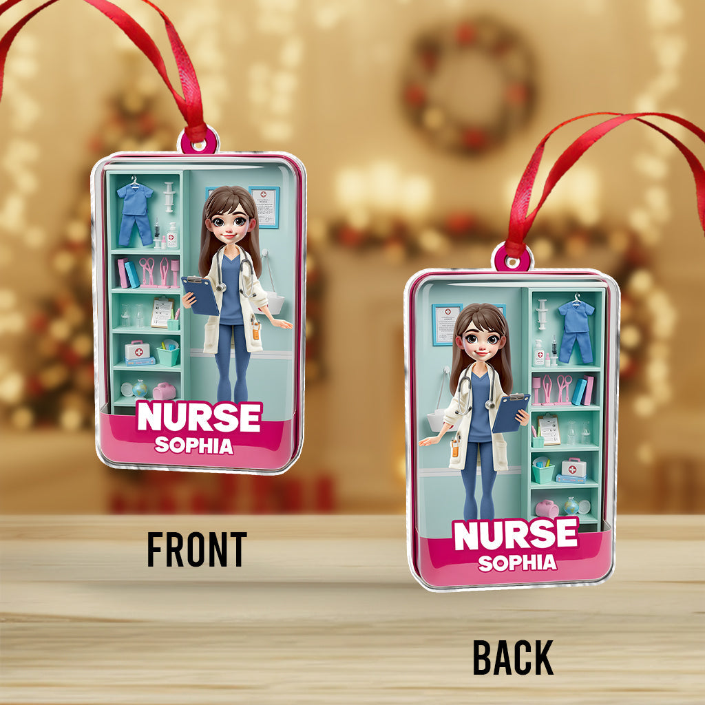 Love Nurse Life - Personalized Nurse Ornament