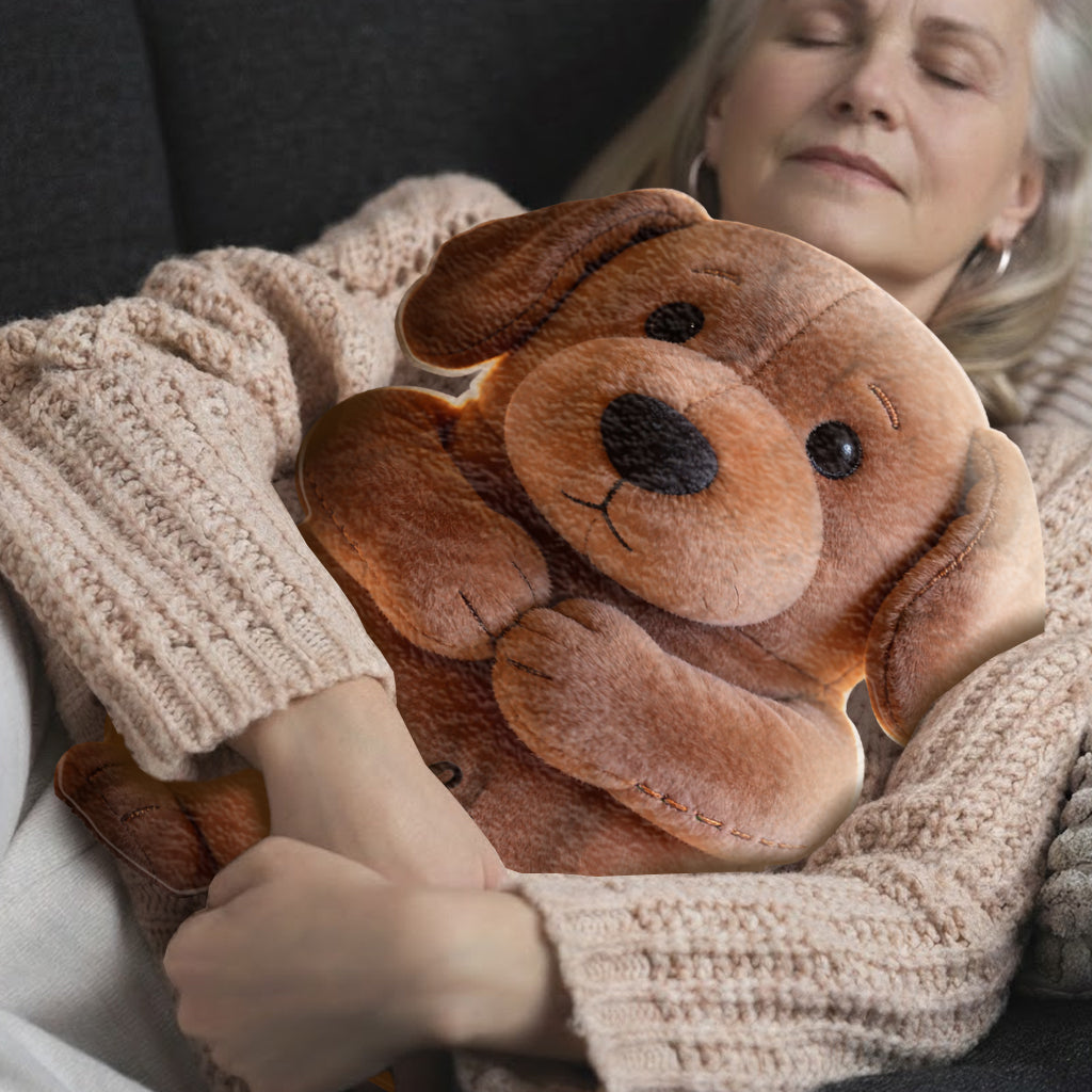 Love Dog - Personalized Dog Hot Water Bottle With Cover