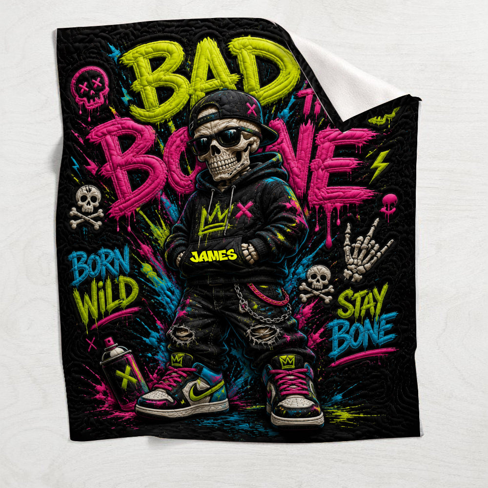 Bleib Cool - Personalisierte Skull-Decke