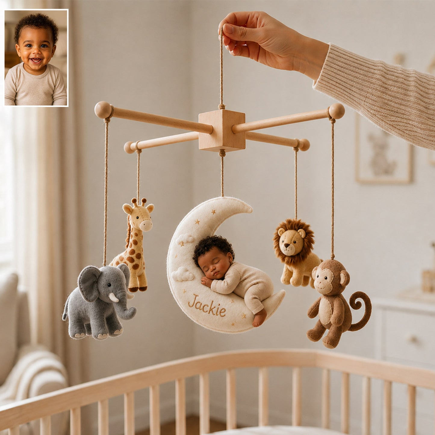 Sweet Dream - Personalized Newborn Crib Mobile