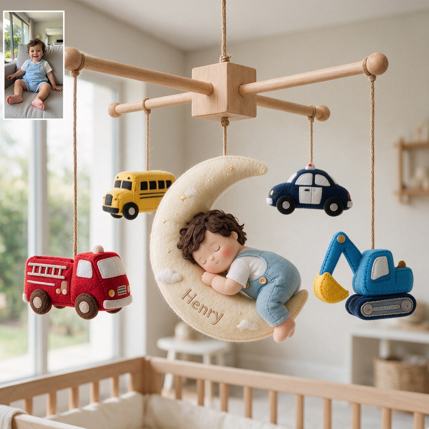 Sweet Dream - Personalized Newborn Crib Mobile