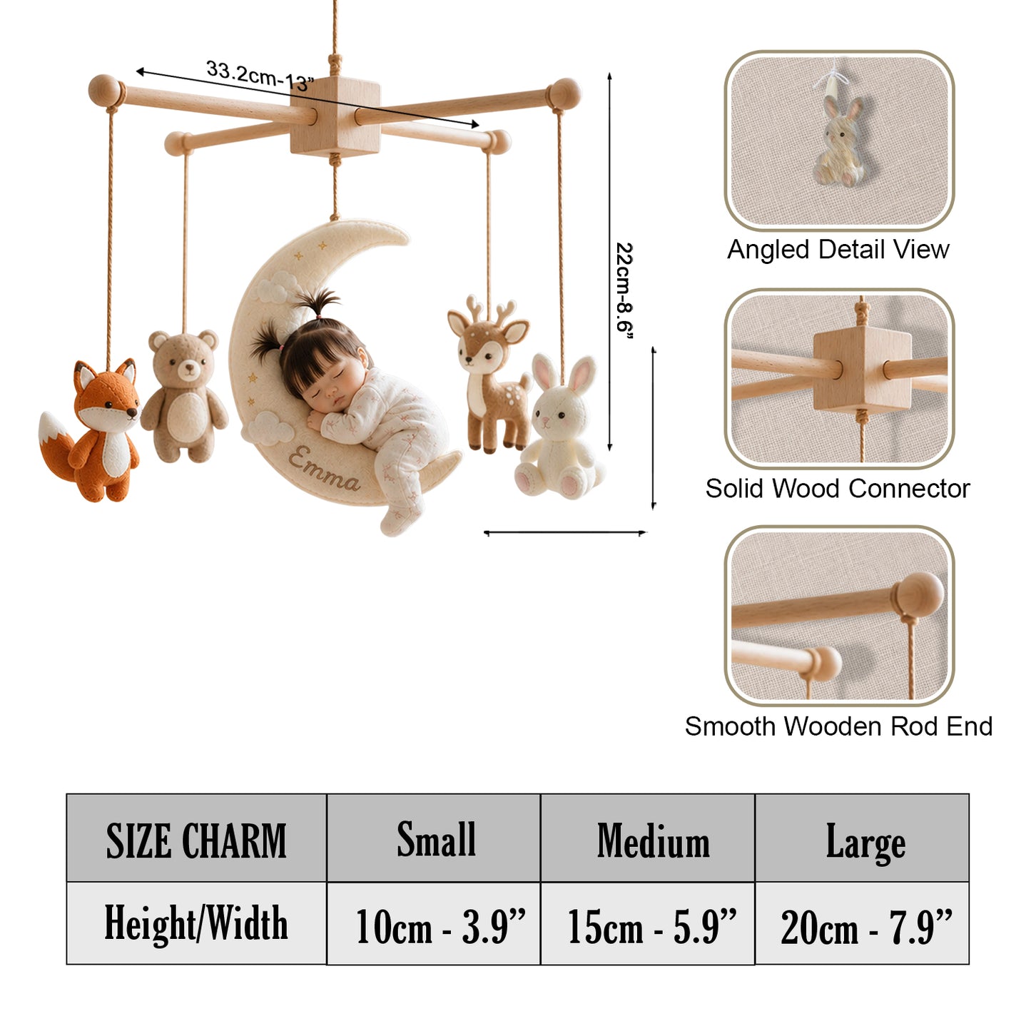 Sweet Dream - Personalized Newborn Crib Mobile