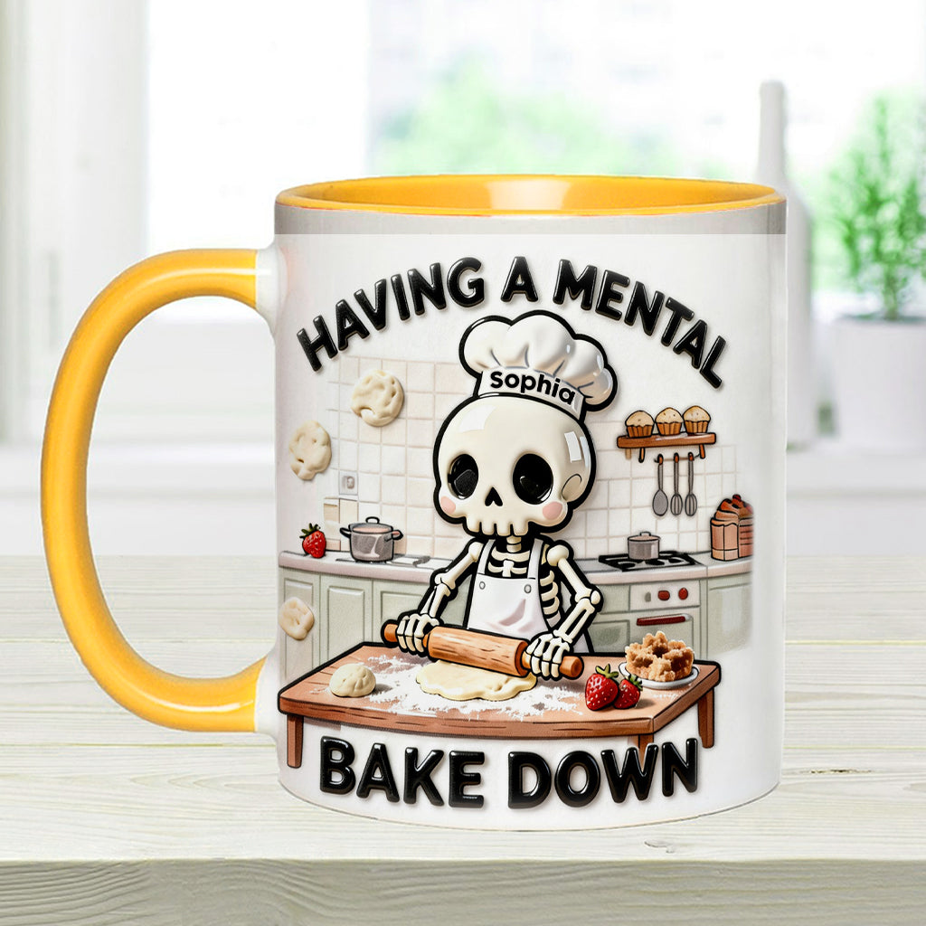 Se détendre en cuisinant - Mug et sous-verre personnalisés pour la pâtisserie