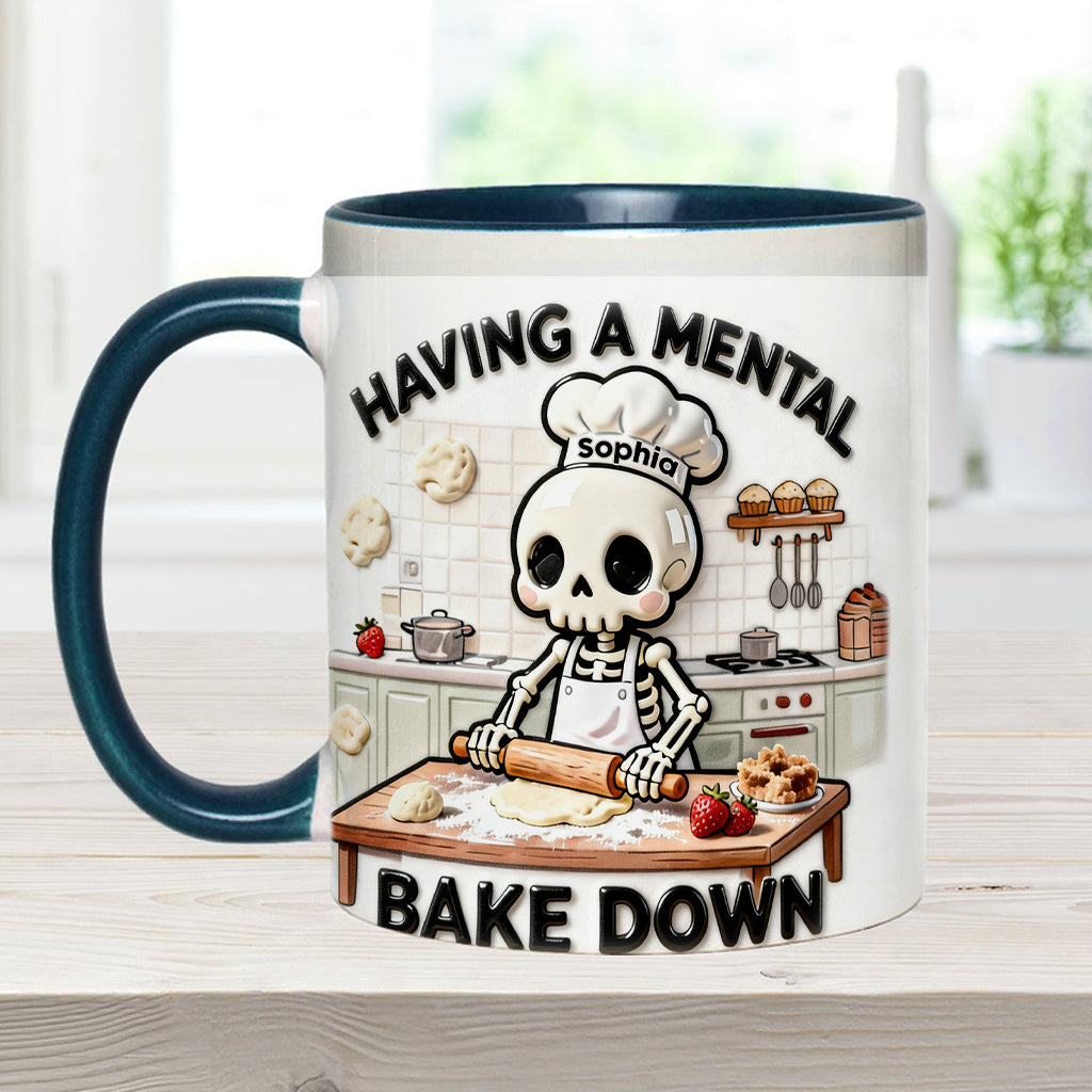 Se détendre en cuisinant - Mug et sous-verre personnalisés pour la pâtisserie