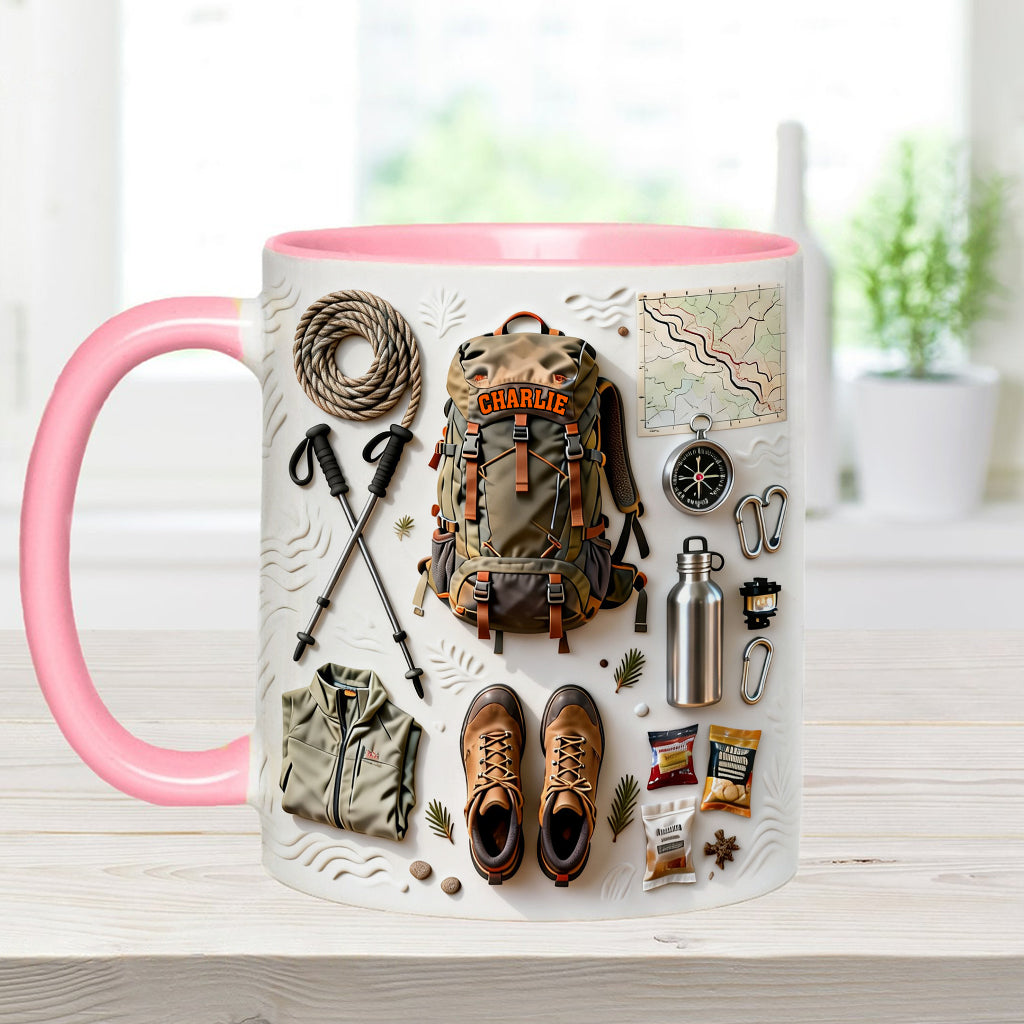 Wanderbegeisterte – Personalisierter Wanderbecher & Untersetzer