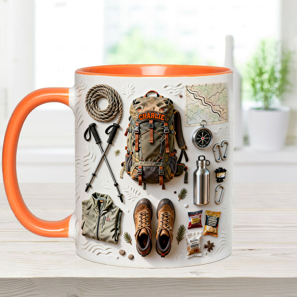 Wanderbegeisterte – Personalisierter Wanderbecher & Untersetzer