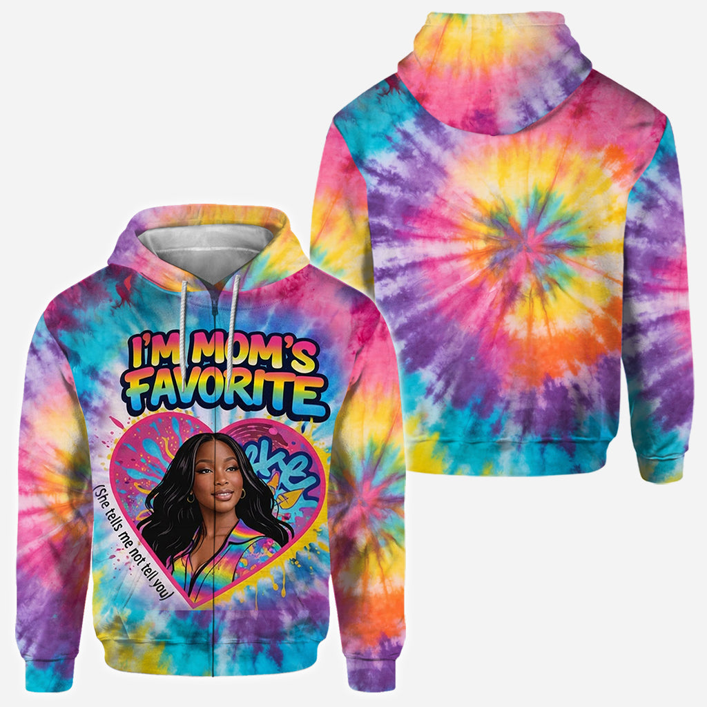 Lustiges Muttertagsgeschenk, Mamas Favorit - Personalisierte Mutter All Over Shirt
