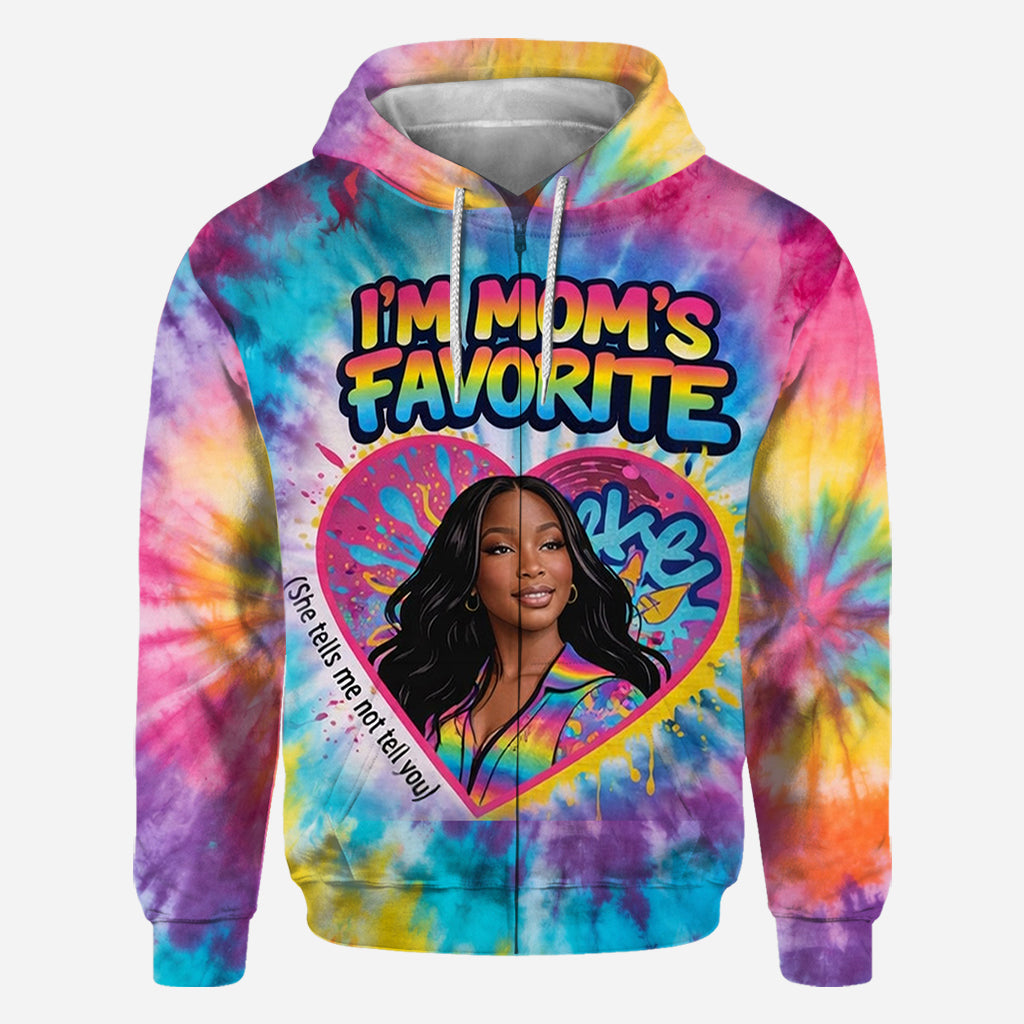 Lustiges Muttertagsgeschenk, Mamas Favorit - Personalisierte Mutter All Over Shirt