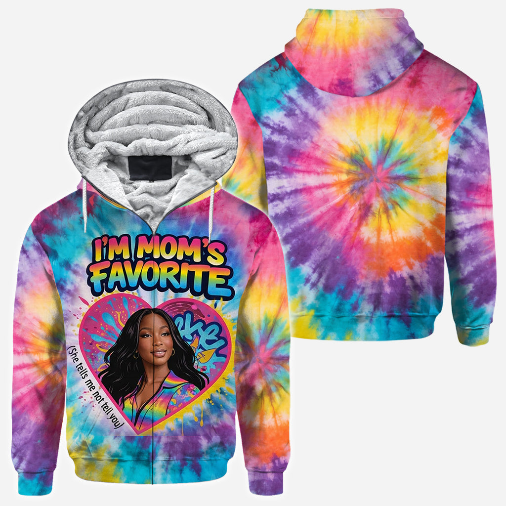 Lustiges Muttertagsgeschenk, Mamas Favorit - Personalisierte Mutter All Over Shirt