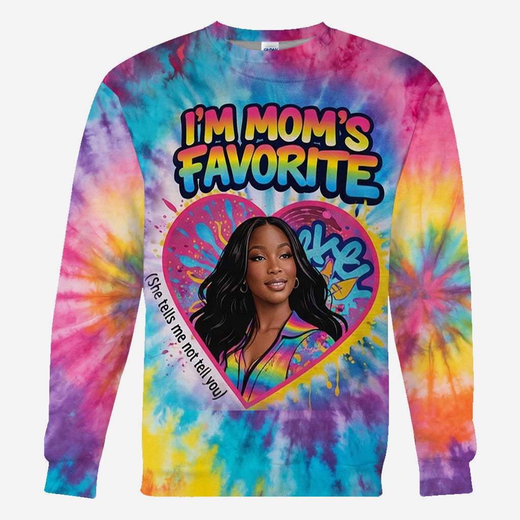 Lustiges Muttertagsgeschenk, Mamas Favorit - Personalisierte Mutter All Over Shirt