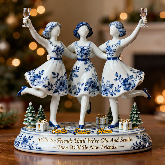 We Will Be Friends - Personalized Bestie Custom Shaped Acrylic Plaque