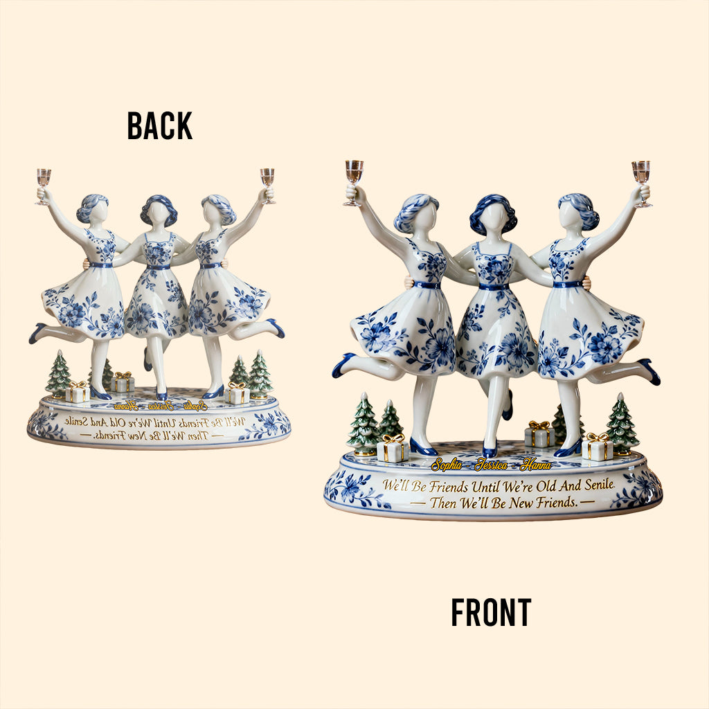 We Will Be Friends - Personalized Bestie Custom Shaped Acrylic Plaque