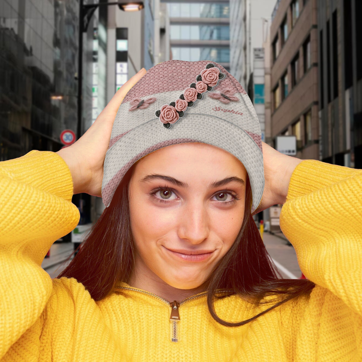 Baking Lover - Personalized Baking Beanie Hat With Patches