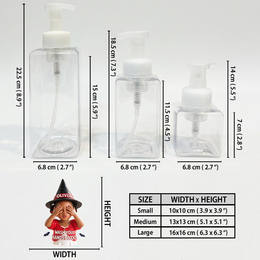 Wash Your Hands - Personalized Kid Pump Dispenser