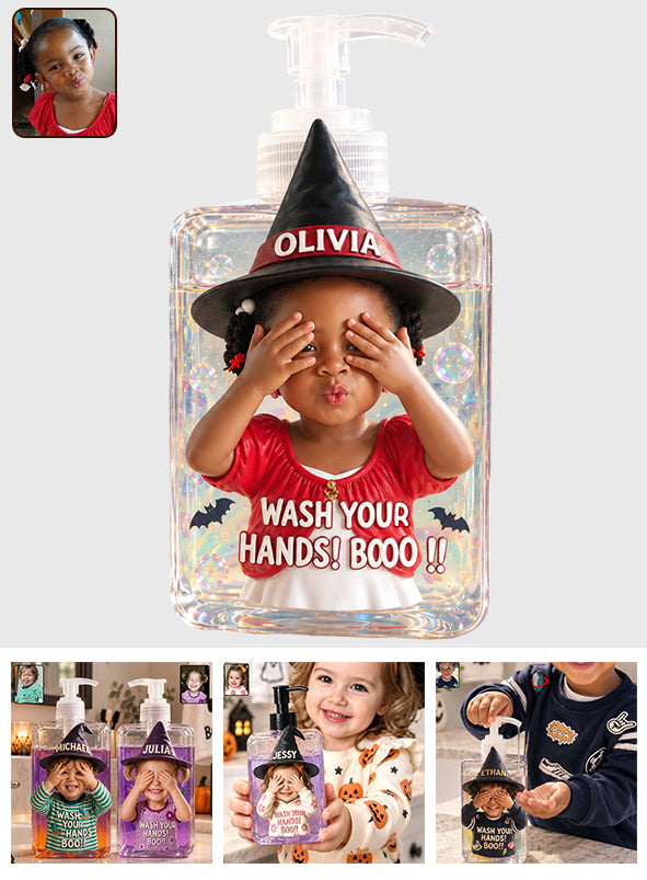 Wash Your Hands - Personalized Kid Pump Dispenser