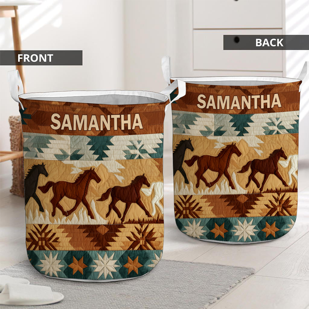 The Spirit Of The Wild - Personalized American Indian Storage Basket