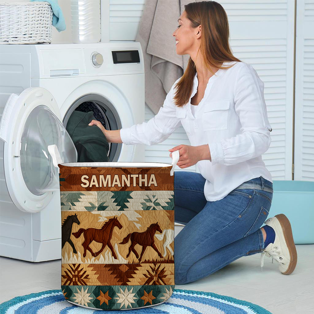 The Spirit Of The Wild - Personalized American Indian Storage Basket