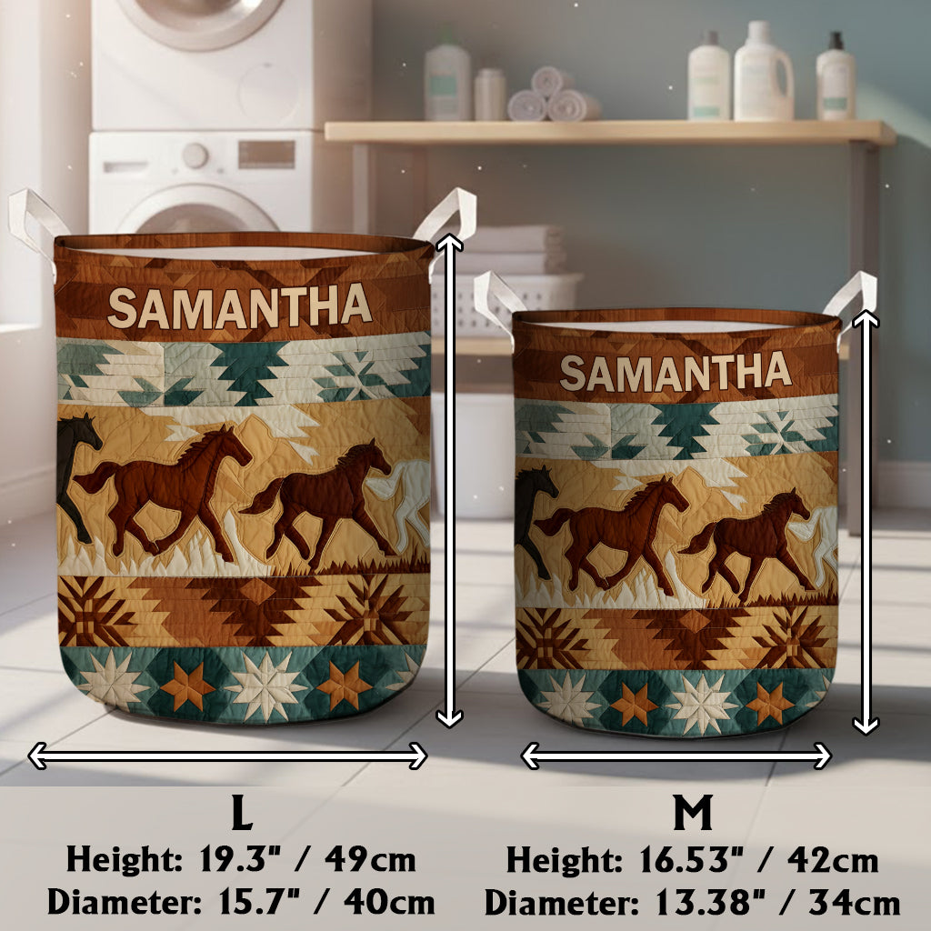 The Spirit Of The Wild - Personalized American Indian Storage Basket