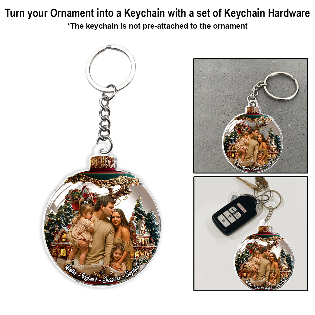 C'est nous - Ornement familial personnalisé en forme de pièce