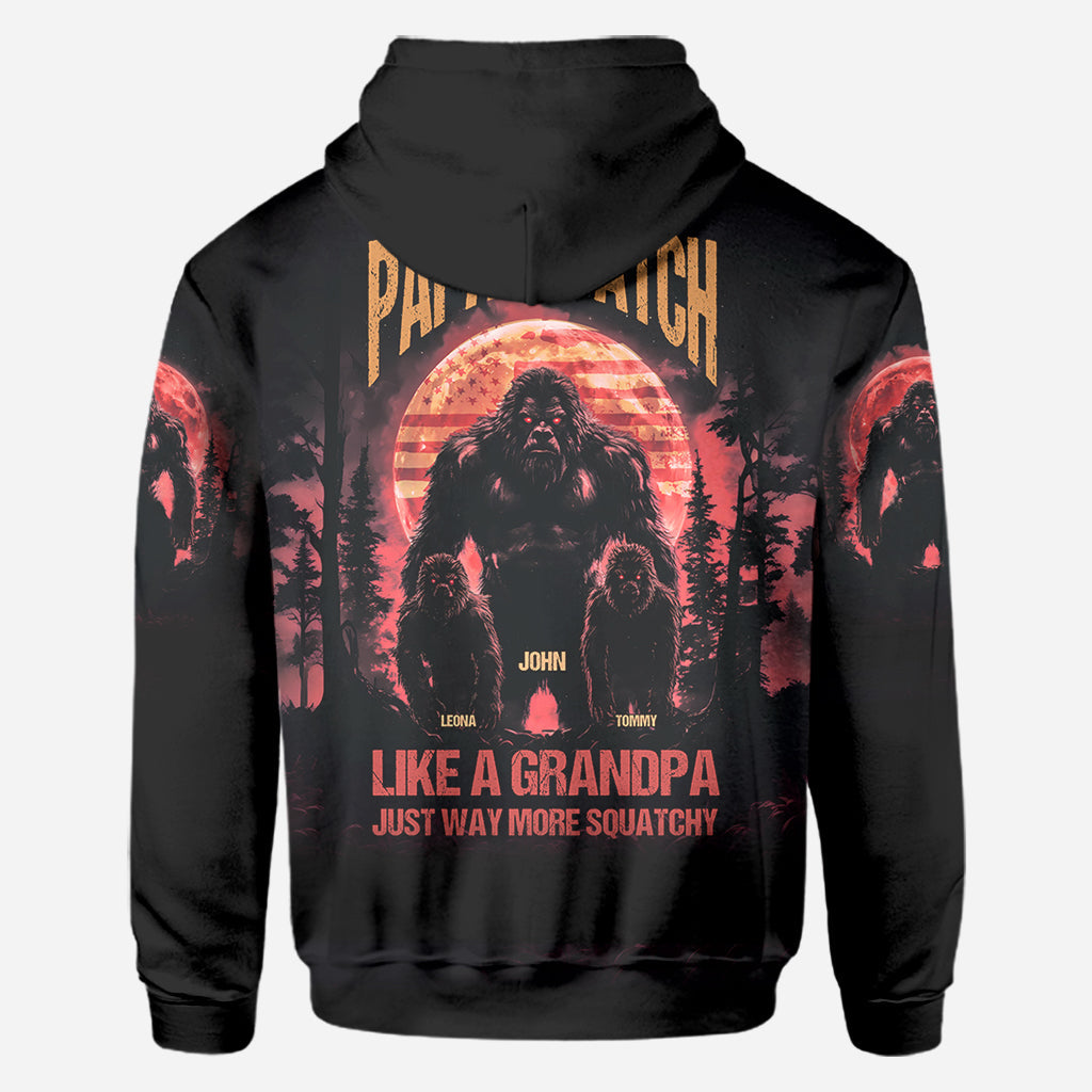 Papasquatch - Personalized Father All Over Shirt