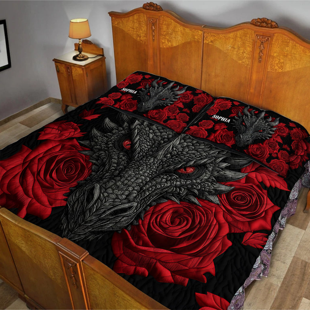 Love Dragons - Personalized Dragon Quilt Set